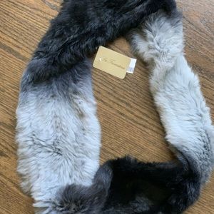 La Fiorentina REAL rabbit fur infinity scarf